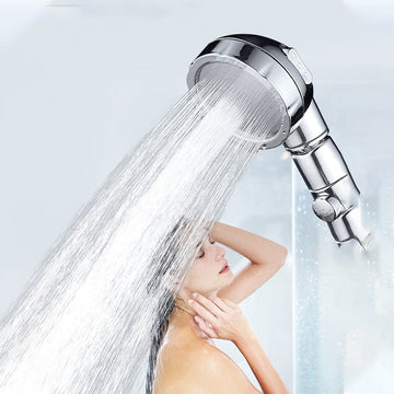 Adjustable Water Saving Shower Head With Three Modes