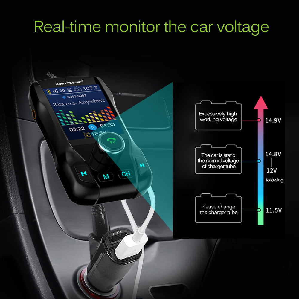 Bluetooth FM Transmitter for Car - Gizgizmo