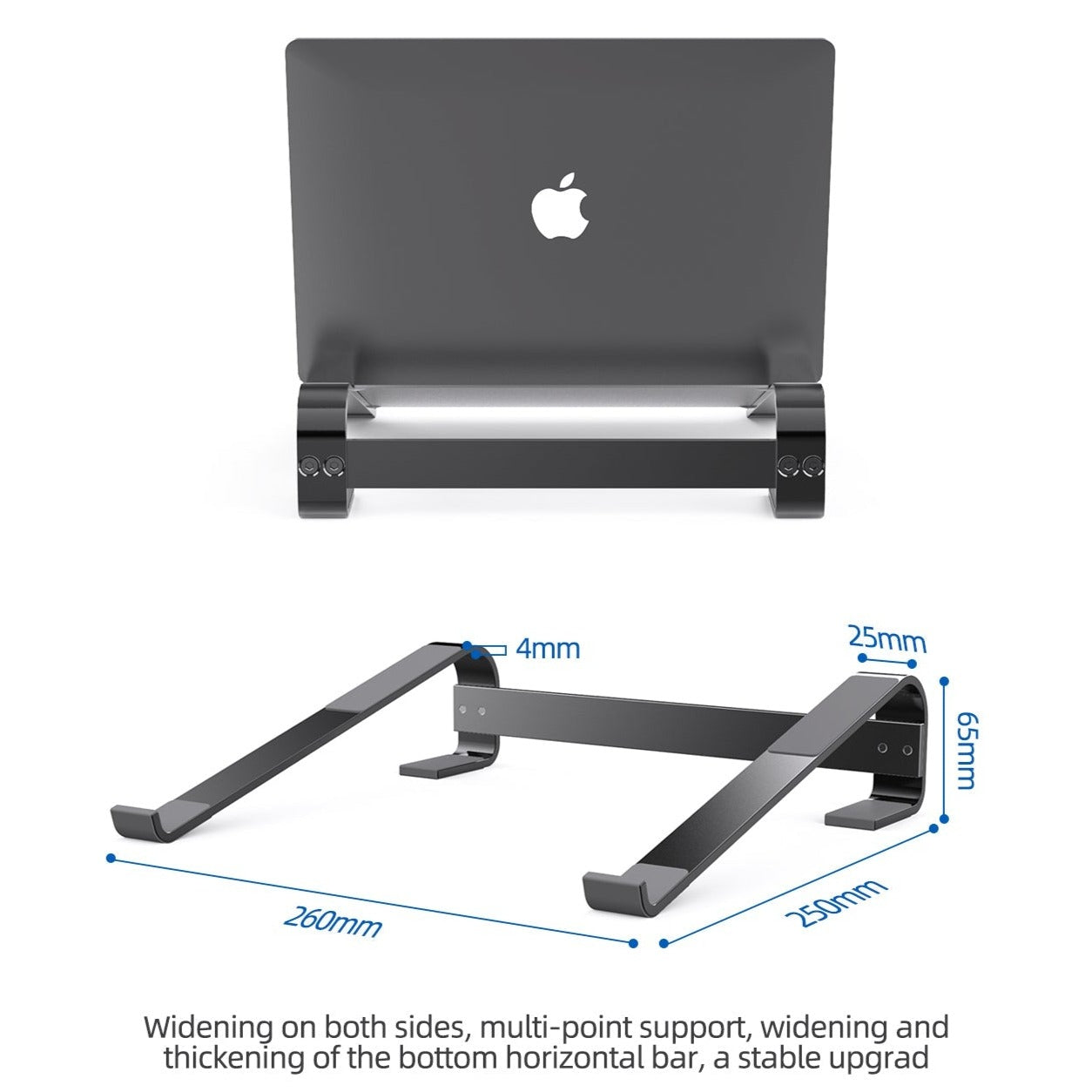 Aluminium Removable Laptop Stand - Gizgizmo
