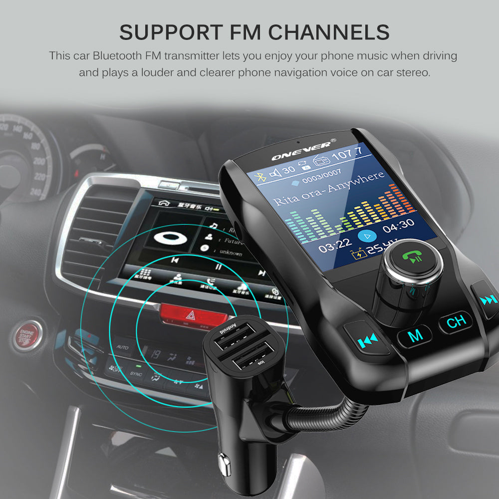 Bluetooth FM Transmitter for Car - Gizgizmo